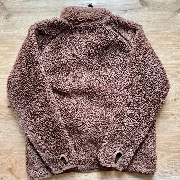 STUDIO NICHOLSON ZIP SHERPA TEDDY FLEECE - Picture 4 of 5